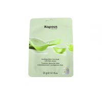 Тканевая маска для лица Kapous Face Care успокаивающая с экстрактом Алоэ, 25г