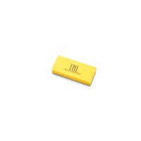 Баф для ногтей TNL medium желтый в индивидуальной упаковке
