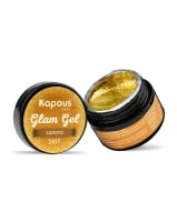 Гель - краска Kapous Nails Glam Gel золото, 5мл