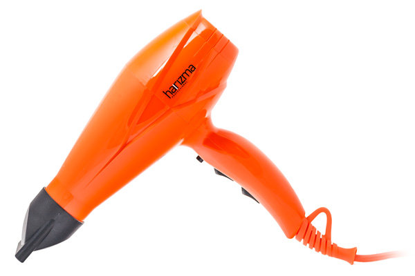 Профессиональный фен для волос Harizma Ionic Balance черно-оранжевый 2100 Вт