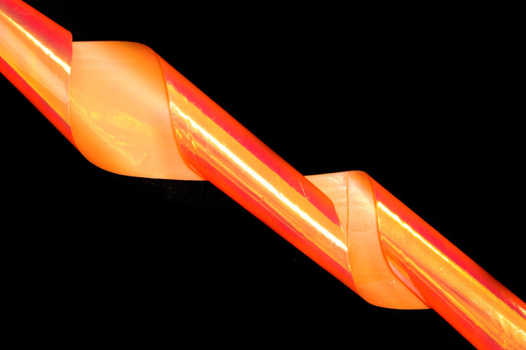 Дизайн для ногтей "TNL - Битое стекло" (морковное)