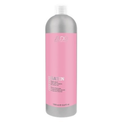 Сатин - Бальзам для волос Studio Luxe Care с протеинами шелка и маслом хлопка, 1000мл