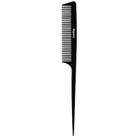 Расческа парикмахерская Kapous Carbon Fiber с пластиковым хвостиком, 229*25мм