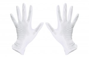 Перчатки полиэтиленовые М прозрачные