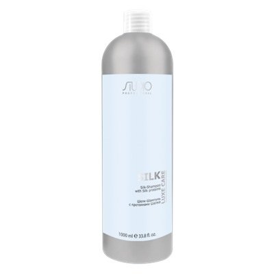 Шелк - Шампунь для волос Studio Luxe Care с протеинами шелка, 1000мл