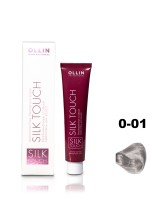 Корректор для волос 0-01 OLLIN Silk Touch серебряный безаммиачный, 60мл 