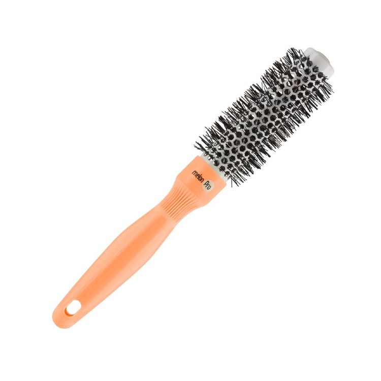 Термобрашинг для волос Melon Pro ceramic & ionic с силиконовой ручкой апельсиновый, 25мм