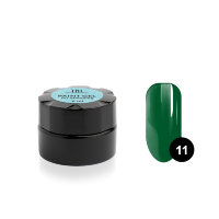 Гель-краска TNL для стемпинг дизайна ногтей №11 зеленая, 6мл