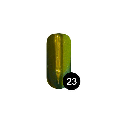 Втирка для ногтей TNL Северное сияние № 23 зеленый хаки