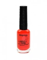 Лак для стемпинг дизайна ногтей Kapous Nails Crazy story красный, 8мл