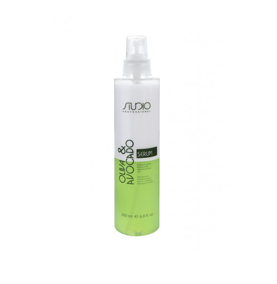Двухфазная сыворотка для волос Studio Oliva & Avocado с маслами Авокадо и Оливы, 200мл