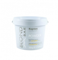 Обесцвечивающая пудра для волос Kapous Blond Bar с антижелтым эффектом, 500г