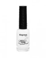 Лак для стемпинг дизайна ногтей Kapous Nails Crazy story белый, 8мл 
