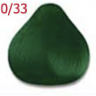 Краситель с витамином С, кашемиром и алоэ 0-33 Constant Delight Crema Colorante Зеленый микстон, 100мл