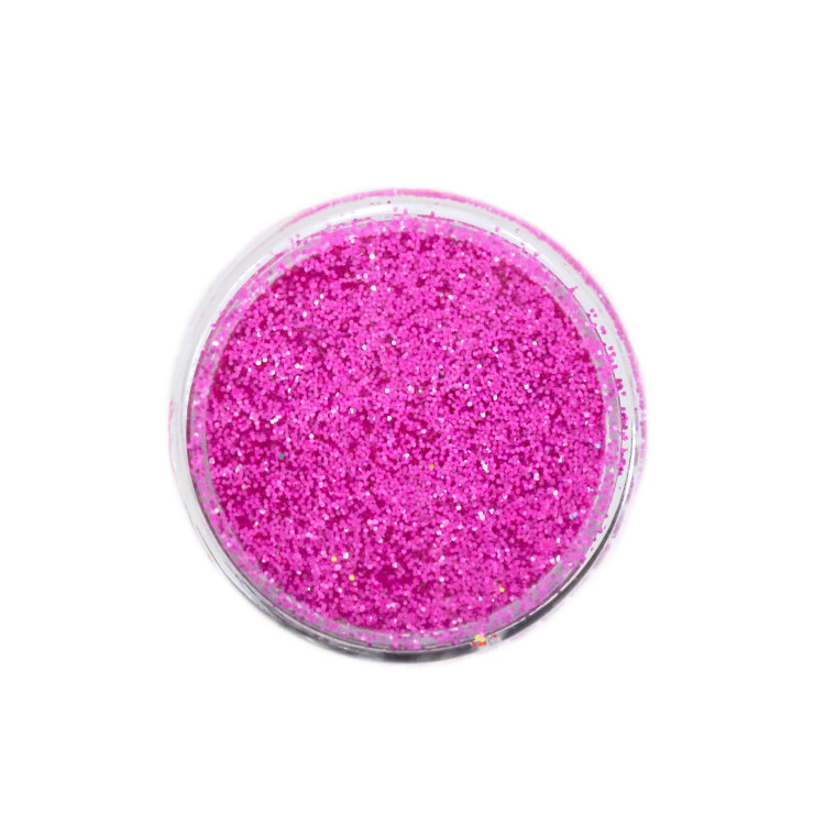 Меланж - сахарок для дизайна ногтей TNL № 26 неон темно-розовый