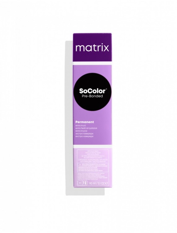 Крем - краска для волос 506NA Matrix SoColor Pre-Bonded  Extra Coverage темный блондин натуральный пепельный с бондером для покрытия седины, 90мл