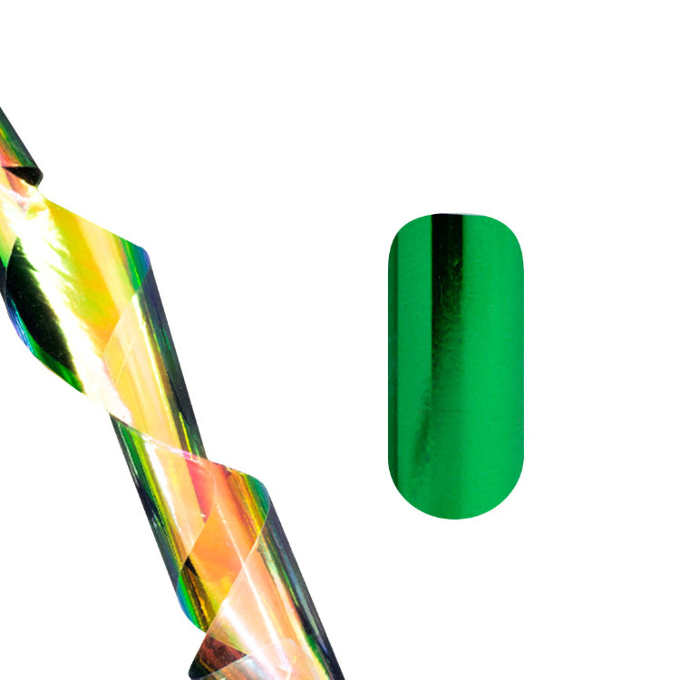 Фольга для литья TNL для дизайна ногтей зеленая