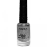 Лак для стемпинг дизайна ногтей Kapous Nails Crazy story черное серебро, 8мл