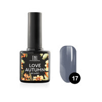 Гель - лак TNL Love autumn №17 серый, 10мл
