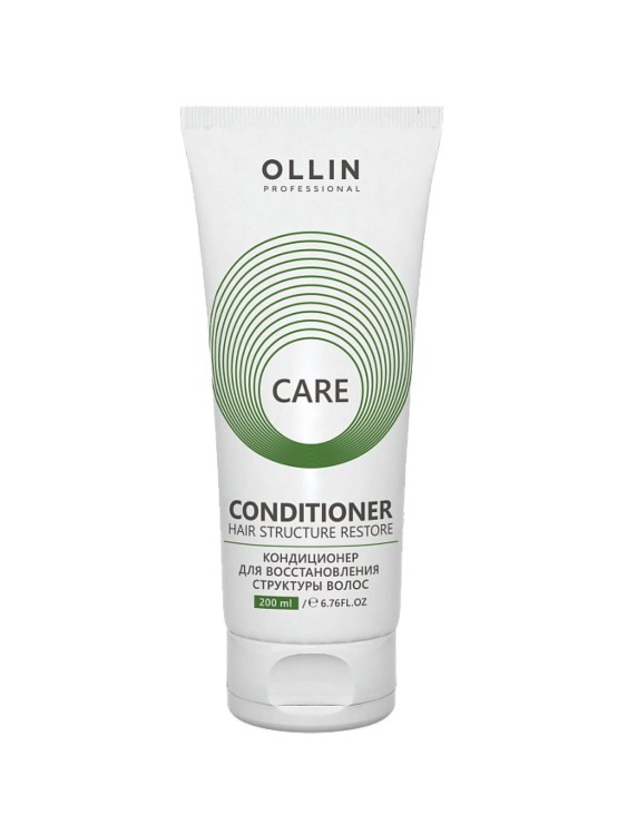 Кондиционер для волос OLLIN Care для восстановления структуры, 200мл