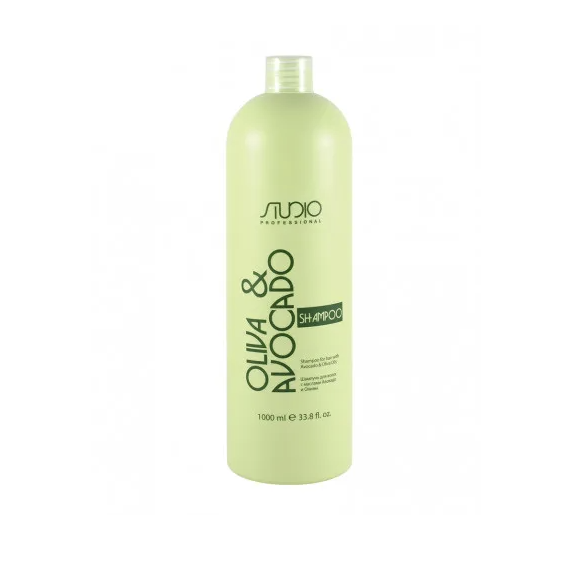 Шампунь для волос Studio Oliva & Avocado с маслами Авокадо и Оливы, 1000мл