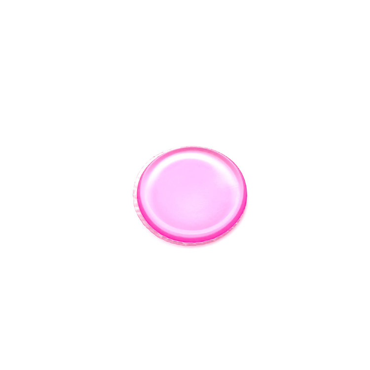 Спонж для макияжа TNL силиконовый круглый розовый