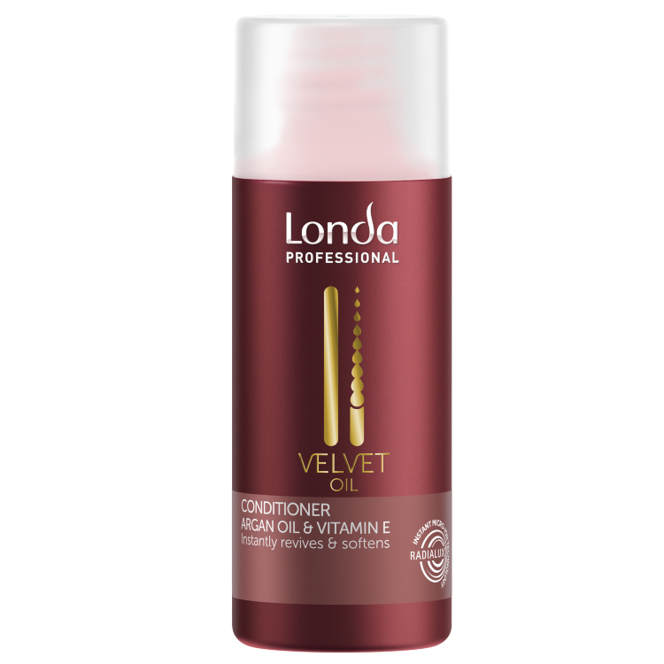 Кондиционер для любого типа волос Londa Professional Velvet Oil с аргановым маслом дорожный формат, 50мл