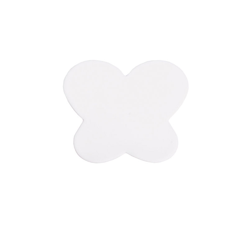 Силиконовый коврик для дизайна ногтей TNL Бабочка белый