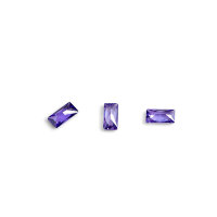 Кристаллы для объемной инкрустации на ногтях TNL багет №2 фиолетовый, 10шт/уп