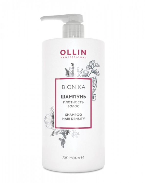 Шампунь для волос OLLIN BioNika Hair Density Плотность волос, 750мл