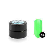 Гель - паста TNL для дизайна ногтей 3D №10 салатовая, 6мл