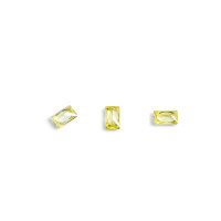 Кристаллы для объемной инкрустации на ногтях TNL Багет №3 желтый, 10шт/уп