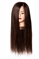 Манекен парикмахерский учебный H10825 шатенка длина волос 50-60см