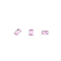 Кристаллы для объемной инкрустации на ногтях TNL Багет №3 розовый, 10шт/уп