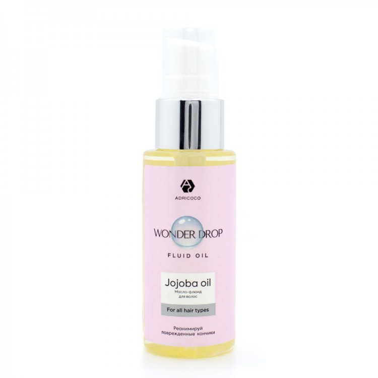 Масло - флюид для волос ADRICOCO Wonder Drop с маслом жожоба, 50мл