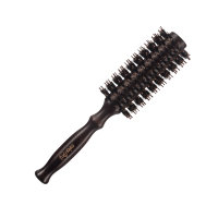 Брашинг продувной для волос Melon Pro облегченная деревянная ручка комбинированная щетина, 26мм
